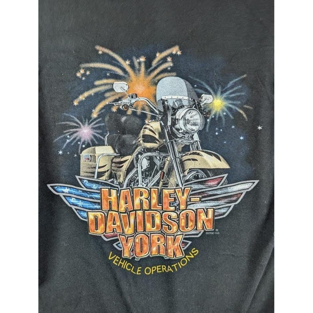 Vintage 2002 Harley-Davidson T‎ Shirt Men's Size XL York PA Open House Y2K USA